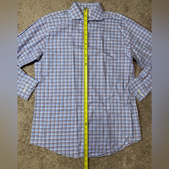 Brooks Brothers Regent 1818 Mens Work Dress Button Up Down Size Med 15.5 Shirt - Picture 6 of 10